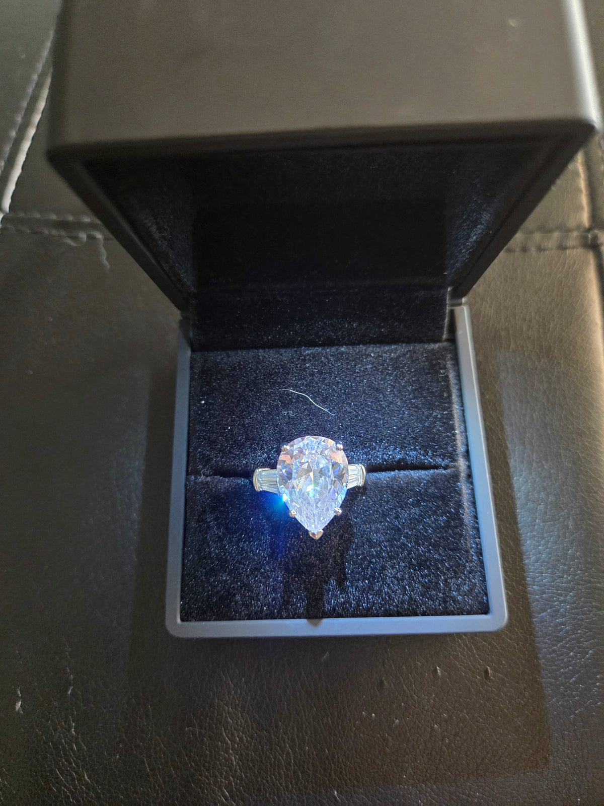 5 carat certified Moissanite engagement/promise/special occasion ring.