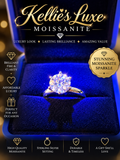 2 carat certified moissanite engagement/promise/special occasion ring.