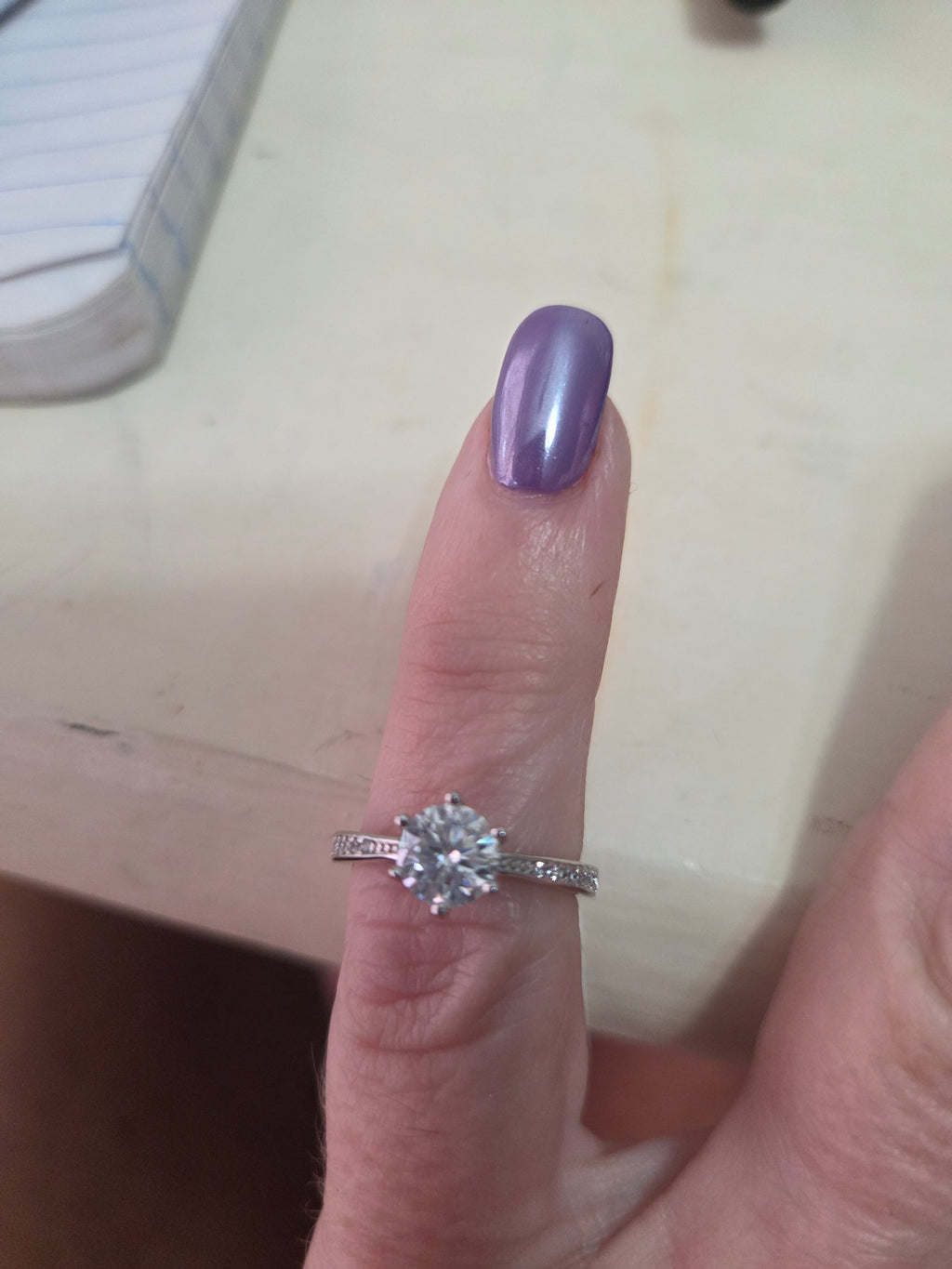 1/2 carat pave setting