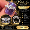 3 stone past future present 1.5 carats