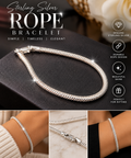 Sterling silver rope chain