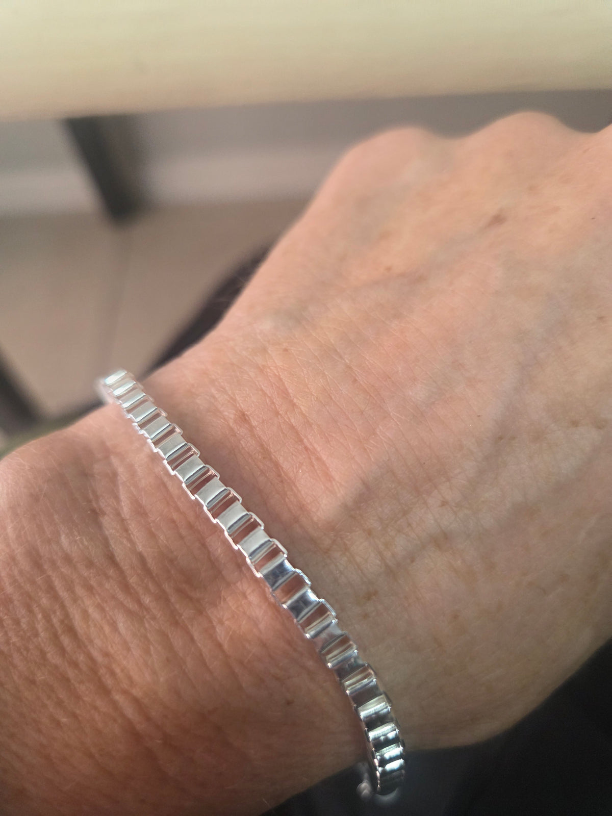 Unique sterling silver bracelet