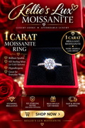 1 carat pave setting solitaire size 9