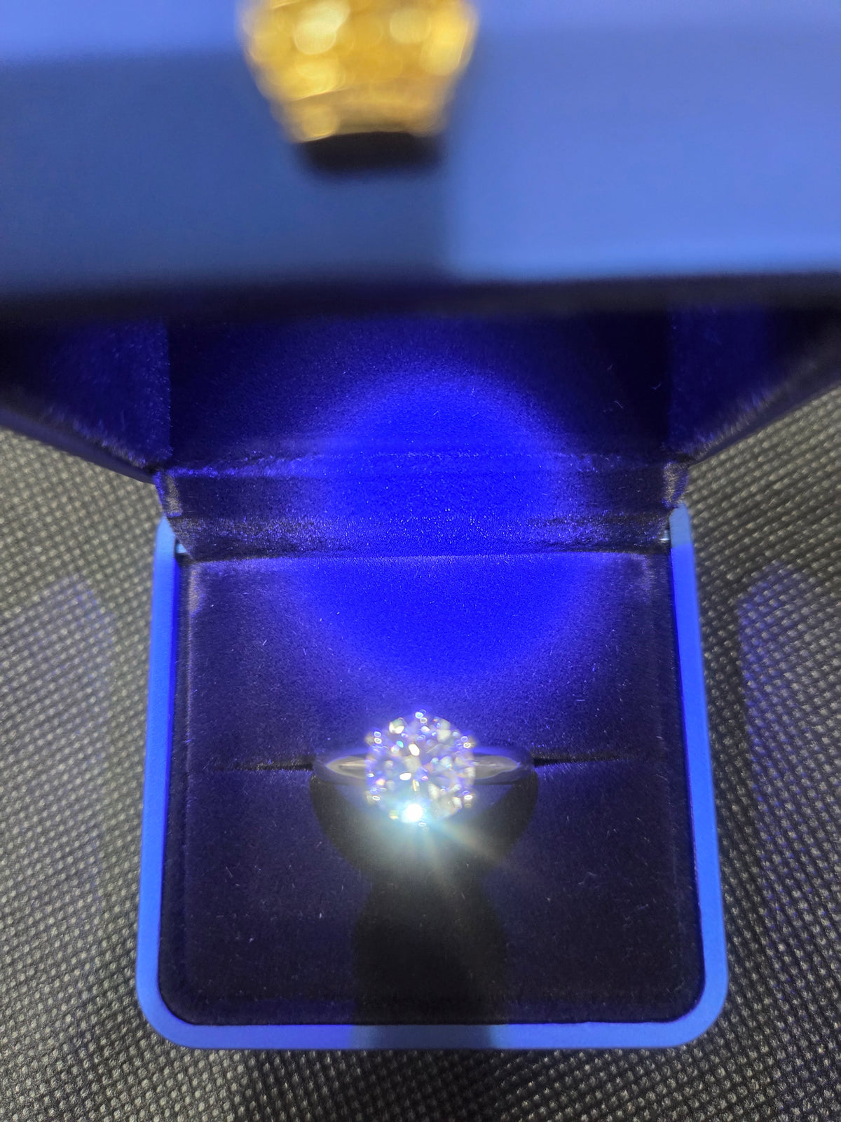 3 carat Moissanite engagement/promise/special occasion ring.