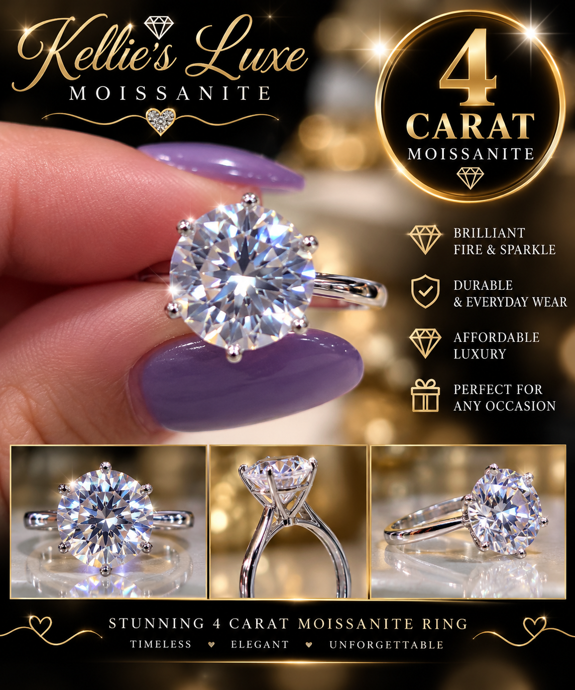 4 carat solitaire